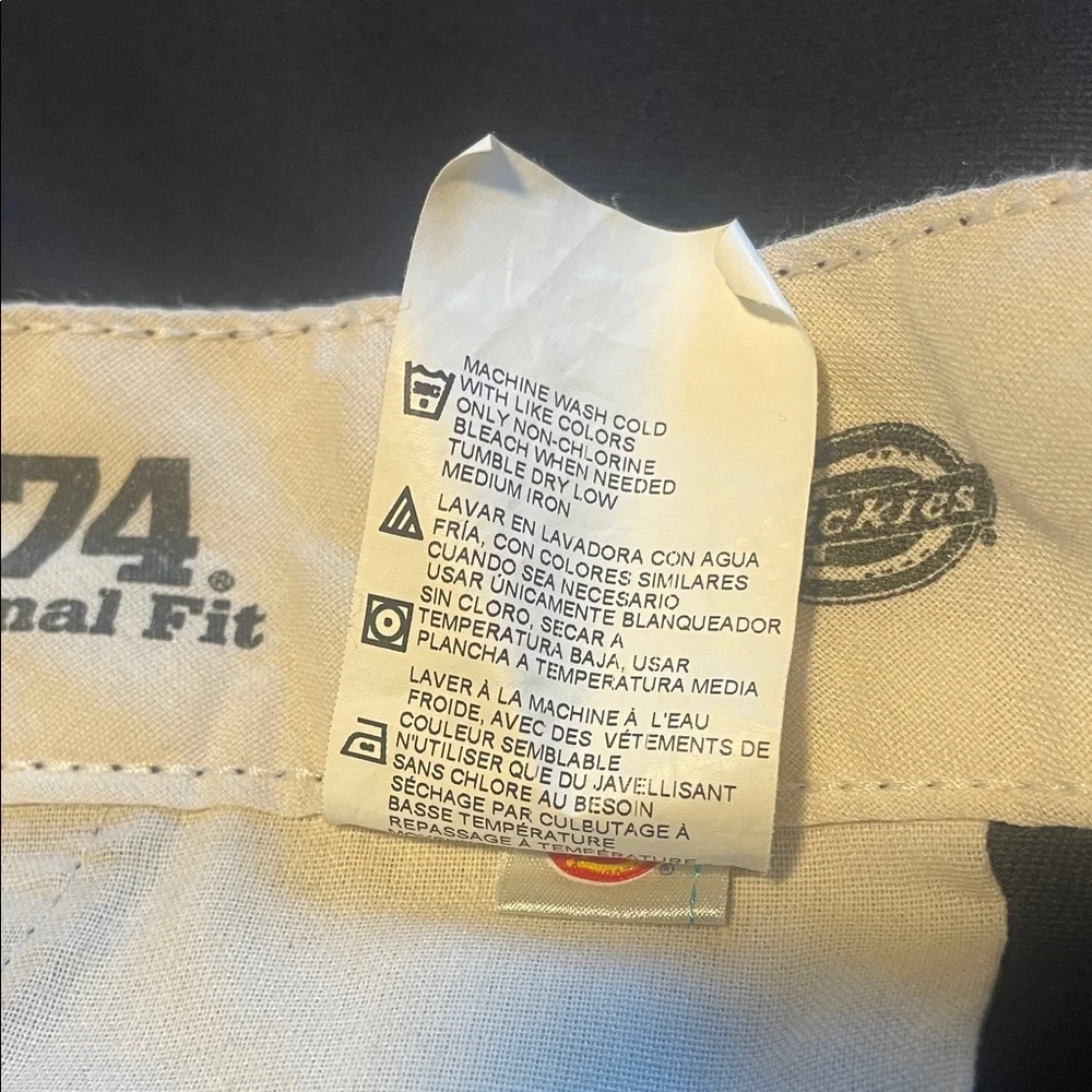 Men's Dickies Black Pants - Picture 4 of 5
